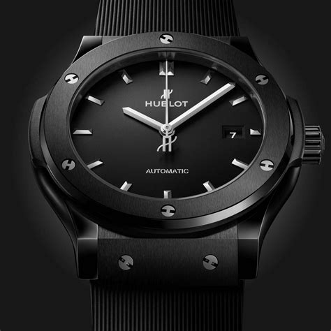 hublot classic fusion black magic 42mm review|Hublot classic fusion price.